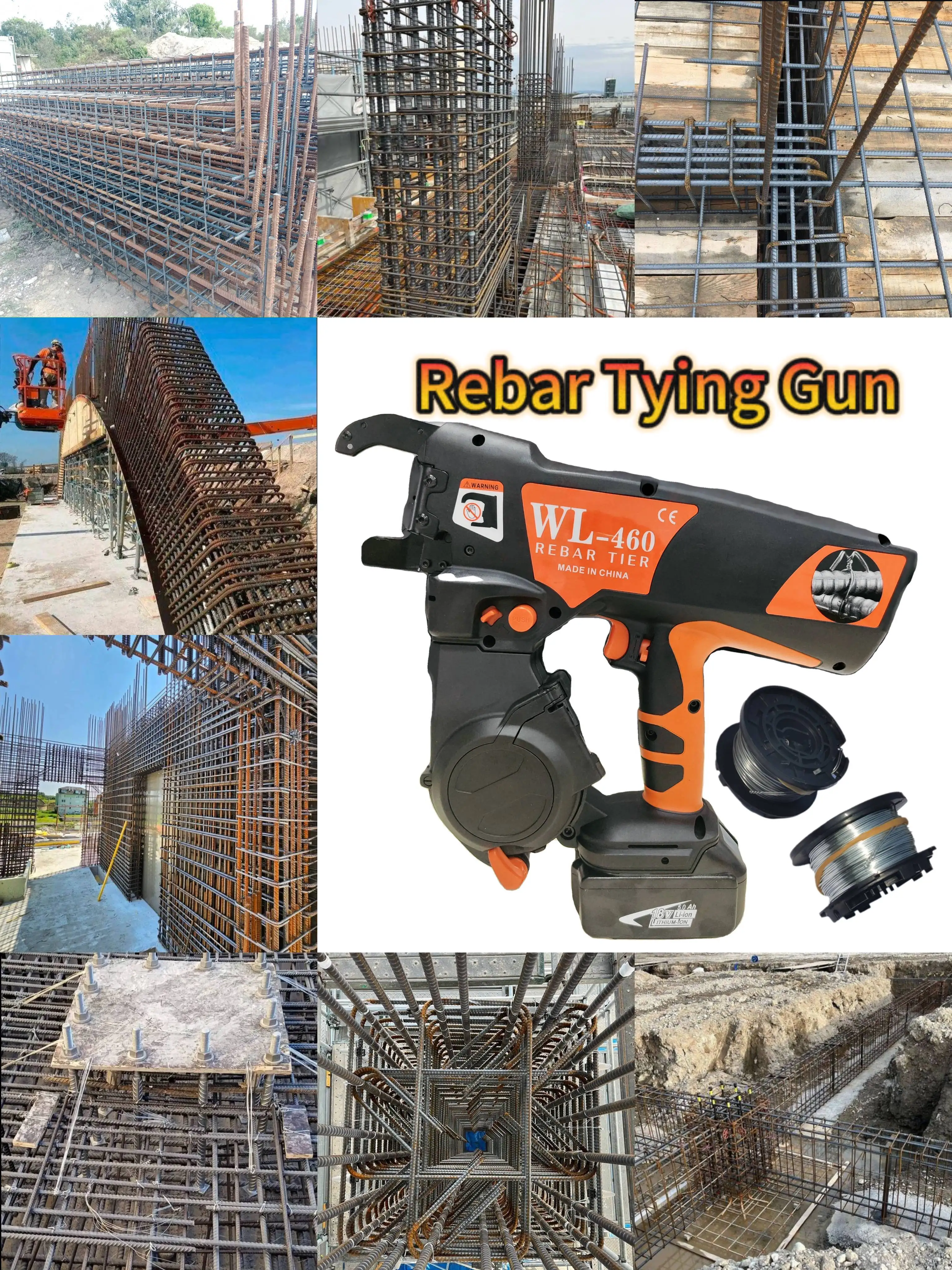 Rebar Tying Gun MAX Twintier World-wide Use  Construction Building Site
