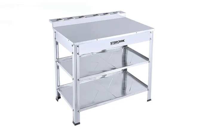 Настольный газовый стол из нержавеющей стали