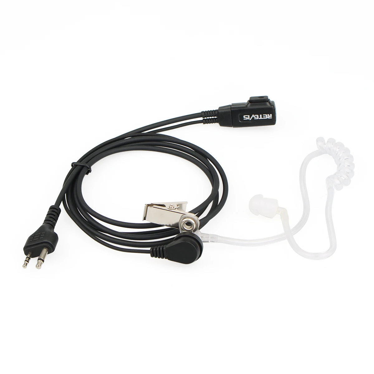 2 Pin Covert Acoustic Tube Earpiece For Midland G6/G7 GXT550 GXT650 LXT80 LXT112