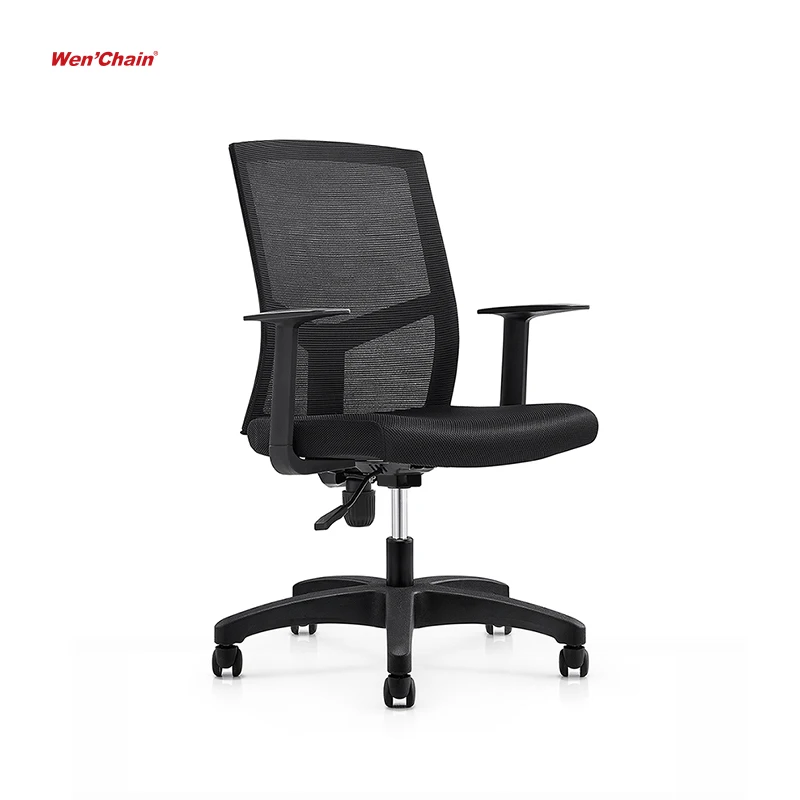 New Product Sillas De Oficina Ecofriendly Simple Comforter Ergonomic Medium Back Mesh Computer Desk Office chair