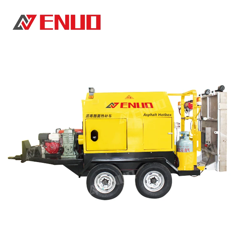 EAHB-TEP1500 infrared pothole repair machine asphalt hot box recycler trailer