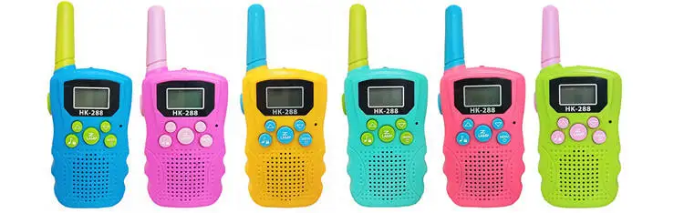22 Channel Two Way Audio Toys 3 Miles Children Walkie Talkie Sets for Kids