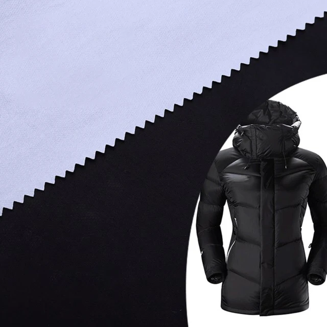 waterproof ripstop nylon taslon fabric  228T TPU film for Sportswear down jackets