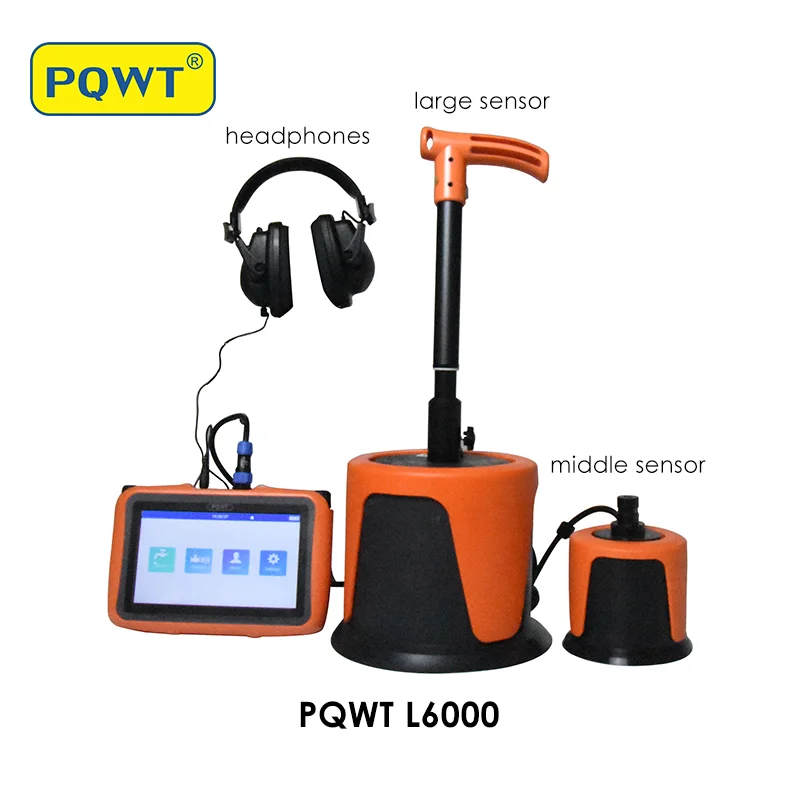PQWT-L6000 водопровода детектор утечки воды система подачи топлива датчик утечки подземные трубы утечки воды сигнализация детектор