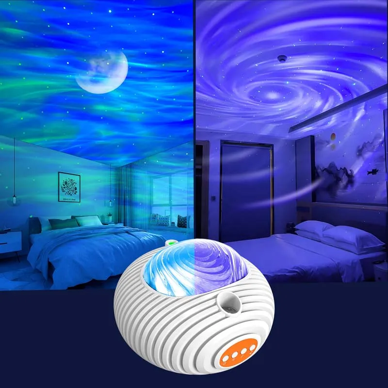LED Laser Starry Sky Lamp Projection Lighting Aurora Borealis Star Night Atmosphere Oceanograph Light Star Galaxies Projector