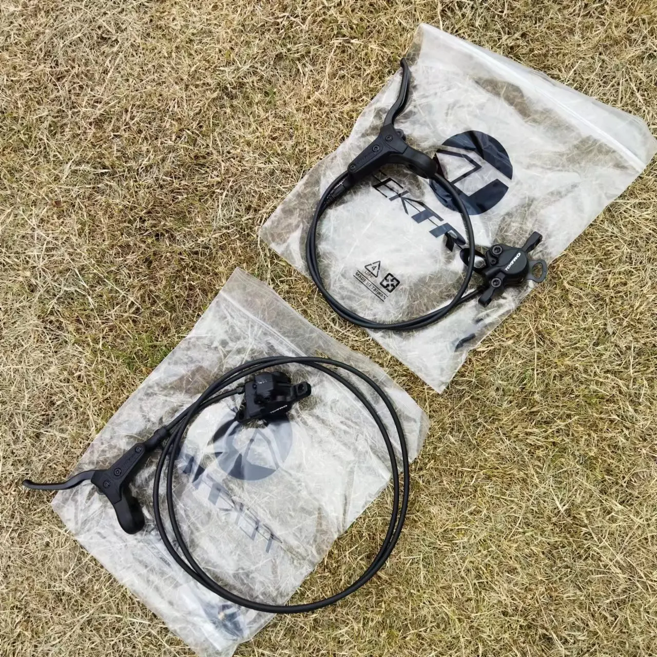 TEKTRO Dual Piston Mountain Bike Hydraulic Disc Brake HD-M285 Forged Aluminum Body For Front And Rear Wheel Without Rotor