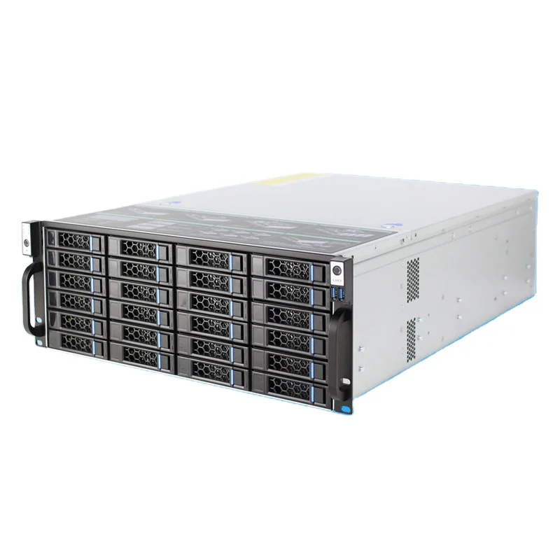 Custom High Performance Storage Server Case 4u 24bays Hot Swap Server Chassis With 6bg/S Expansion Backplane