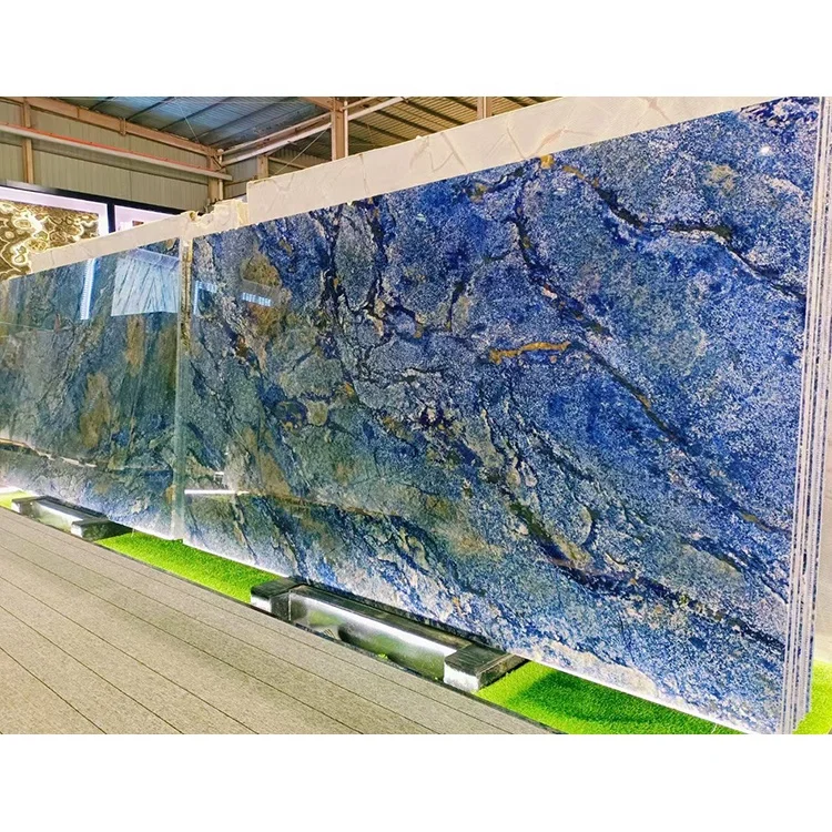 Wholesale price brazilian stone blue azul bahia granite for kitchen counters