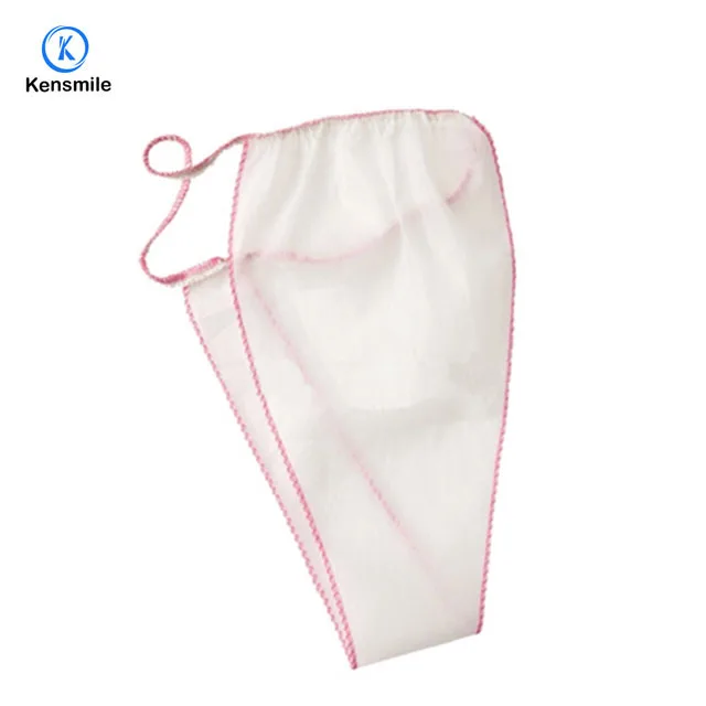 Non Woven Black Disposable G String Thong Panties T back Bikini for Waxing  Spa and Spray Tan