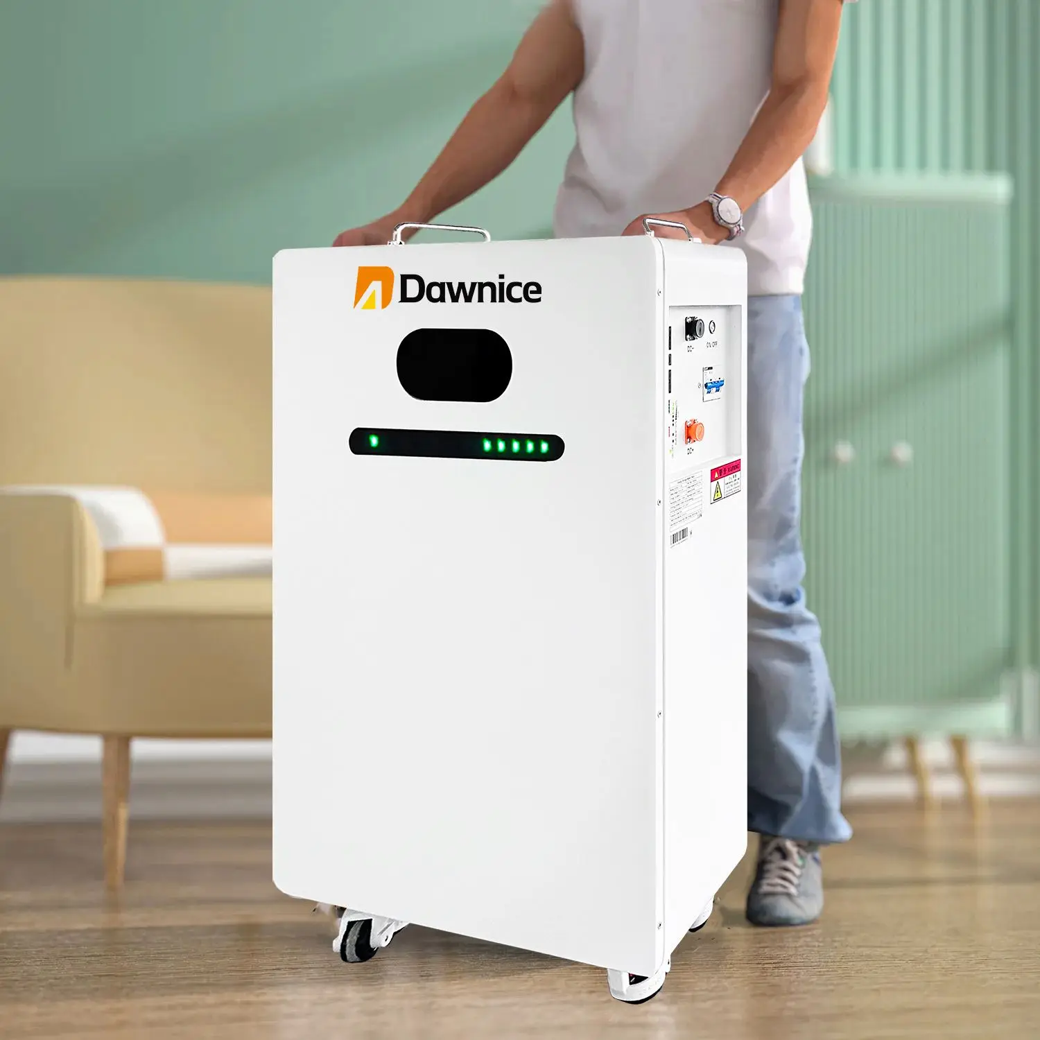 Dawnice New 51.2v Lifepo4 Battery Pack 300ah 400ah 15kwh 20kwh Battery Solar Energy Storage Lithium Ion Akku Batteries