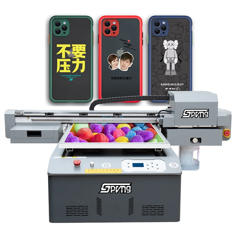 Spring XP600 I3200 heads uv led print machinery A1 size 6090 uv printer