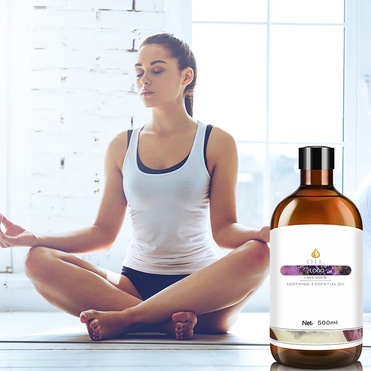 Lavender Soothing Oil help sleep, clear heat and detoxify For Body Massage