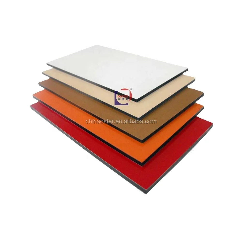 Exterior wall panel ACM with PVDF coating 15years guarantee aluminum composite panel guangdong factory