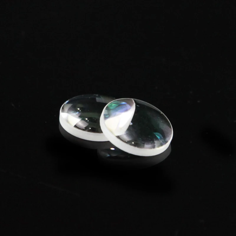 Диаметр 5 мм, фокусное расстояние 10 мм, лазерный плавленый УФ кварцевый плоский выпуклый объектив