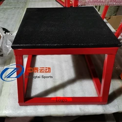 ejercicio de salto de caja pliometrica plyometric box jump exercise