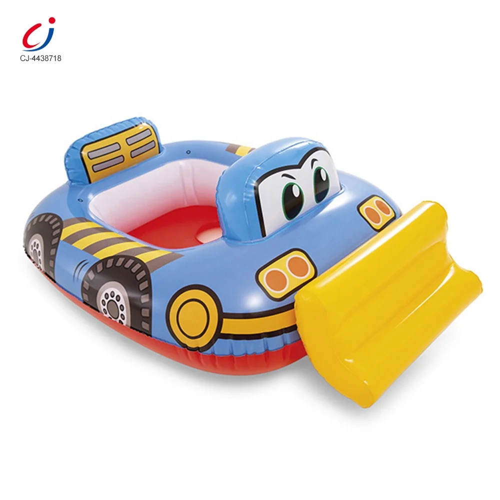 Chengji inflatable seal floating pool toys outdoor baby cartoon car ring inflatable toys for swimming pools