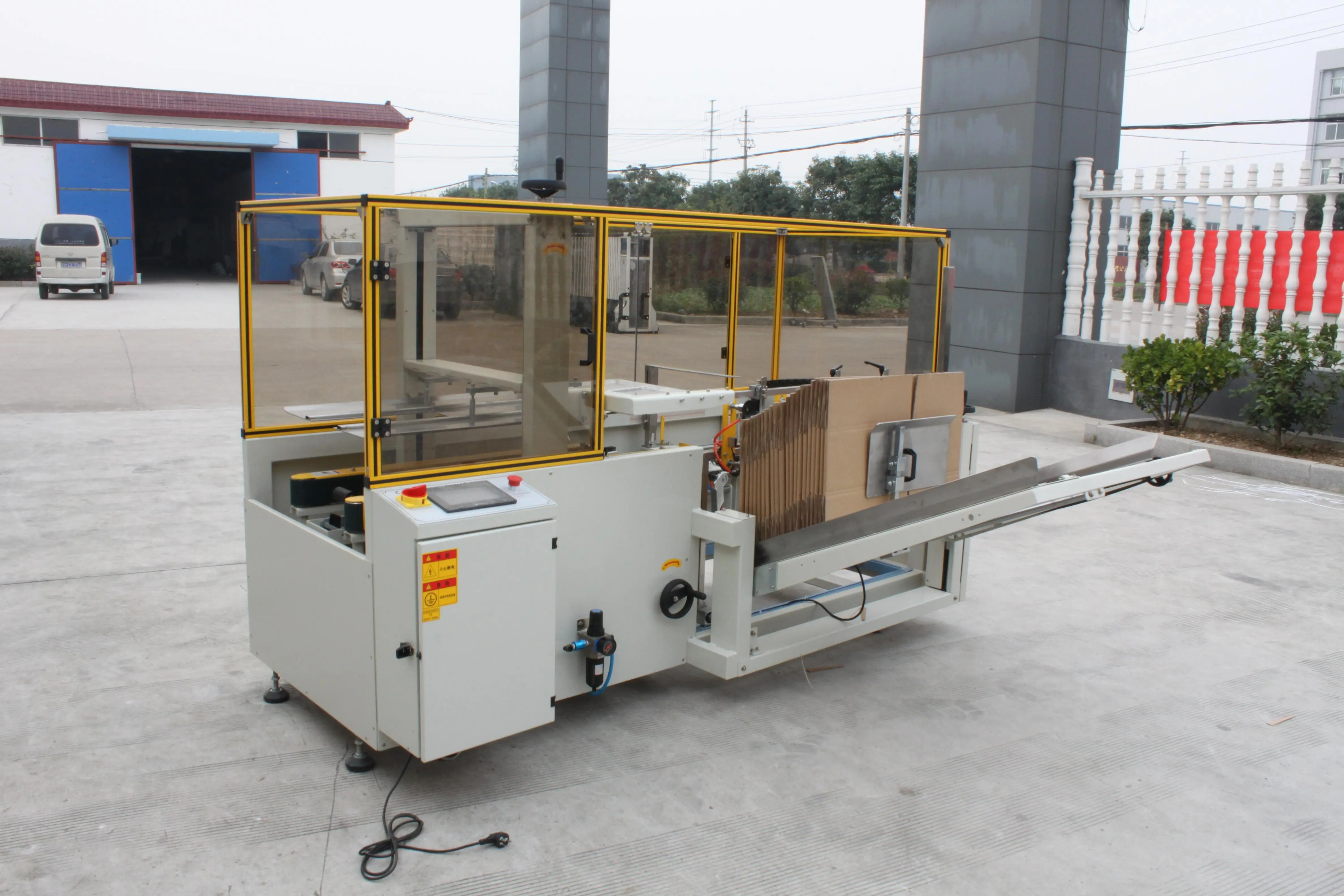 Carton box making machine / carton case erector /carton erecting machine