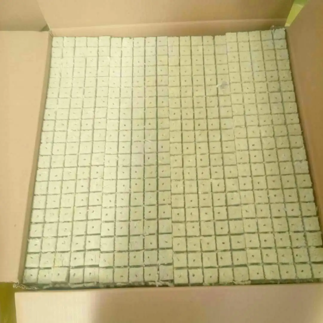 25mm slab  rock wool cubes hydroponic rock wool