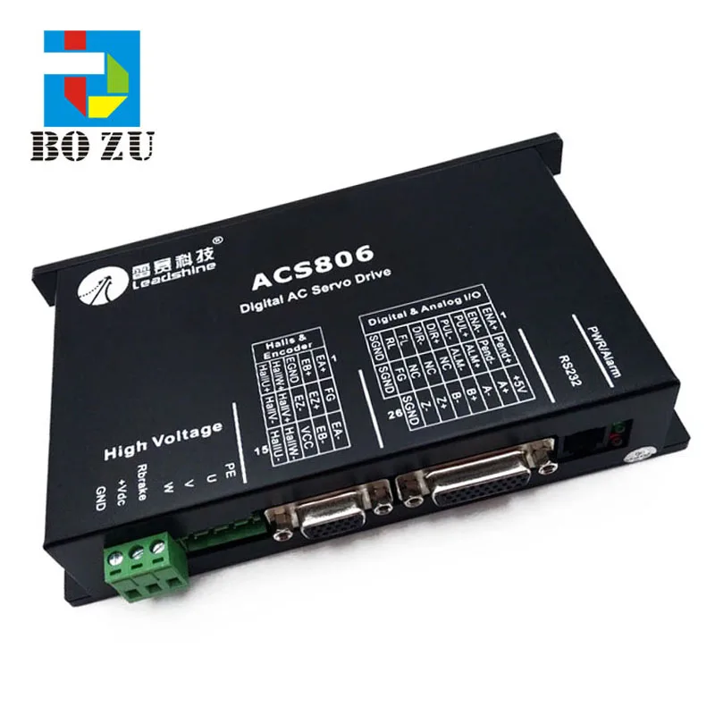 ac servo motor leadshine driver ACS806 24v dc servo motor leadshine ac servo driver for printing machine