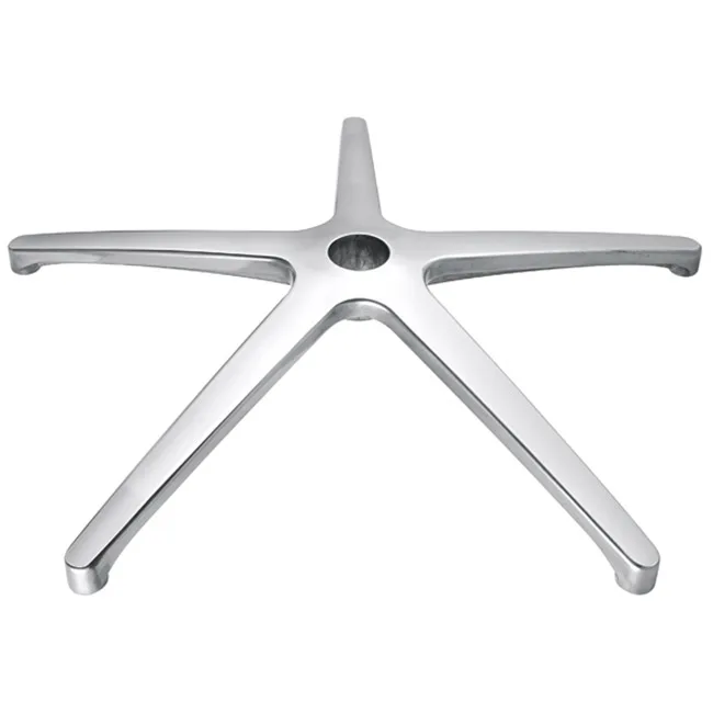 Hot Sale 5-Star Base Hydraulic Chair Modern Design Salon Barber Table Factory Direct Aluminum Alloy chair parts