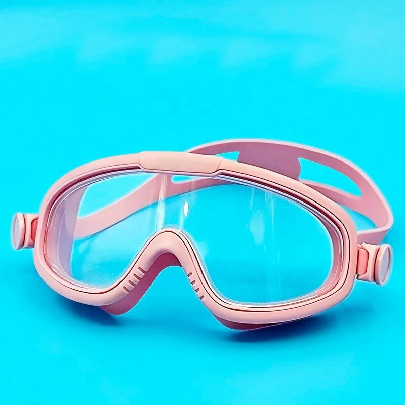 Full-Frame Anti-Fog Swimming Goggles for Kids Wide View Comfortable Design Child-Friendly Swim Goggles