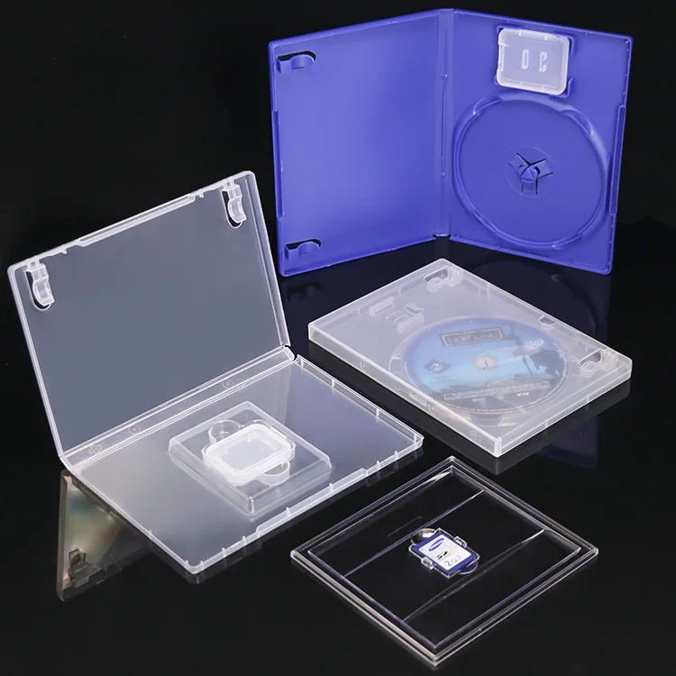 Top Selling Transparent Plastic Storage Box Clear Multipurpose Display Case Plastic Memory Card  Storage Boxes Multiple Sizes