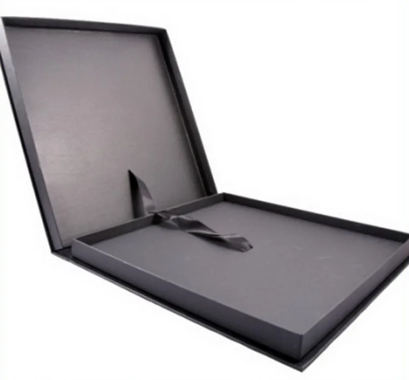 custom logo cardboard printing Clamshell Photobook Album Box