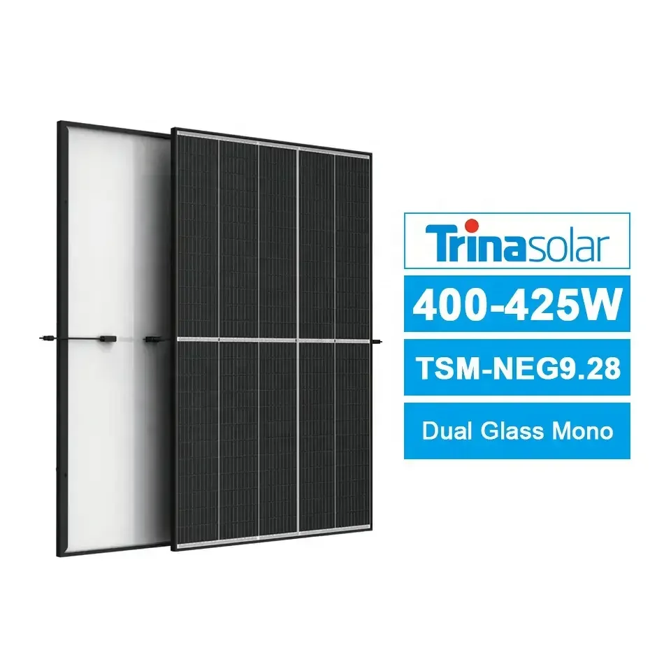 Eu Rotterdam Stock Trina Vertex S TSM-NEG9R.28 Trina Solar Panels 400w 415w 425w 435w 450w 500w 550w For Home Use