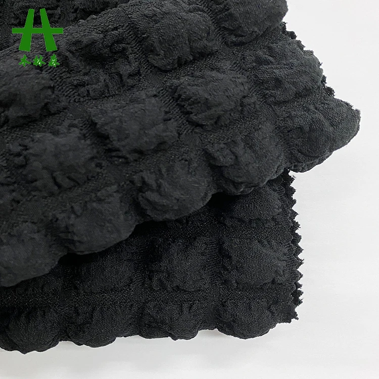 Mulinsen Textile Hot Sale Waffle Plain Dyed Woven Polyester Spandex Fabric