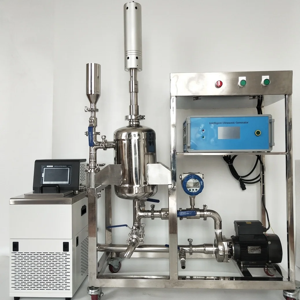 Ultrasonic homogenizer liposomes preparation machine nanoemulsions emulsifier disperser