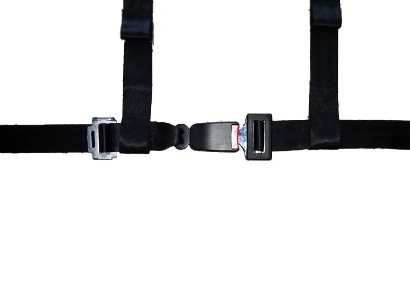 Generic go-kart seatbelt Racing lap belt race car harness safety harness four-point seat belt shoulder belt