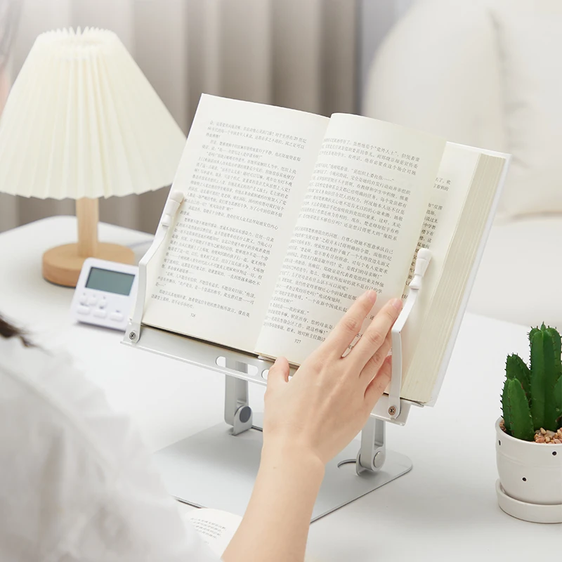 Height Adjustable Hot Selling book holder stand Kids and Adults Folding Bookstand Reading Stand for book stand
