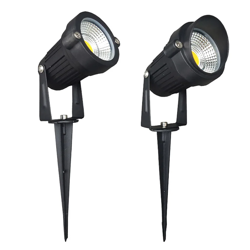 wholesales price outdoor waterproof garden lawn spike light courtyard mini spotlight led garden pathway spot us 3w lawn lights