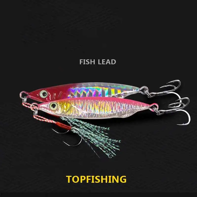 LUTAC Wholesale High Quality Slow Jigging Lure Artificial Casting Metal Jig Fishing Lures saltwater fishing jigs for sale