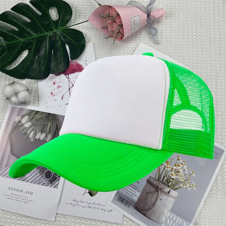 2024 New Arrivals Fashion Embroidery Anime Baseball Cap With Mesh Foam Hat Trucker Cap Custom Logo