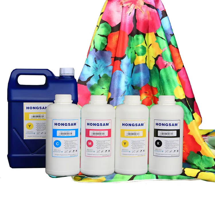 Hongsam DTG pigment ink for Kyocera KJ4B-0360 Industrial Head Printing on Cotton