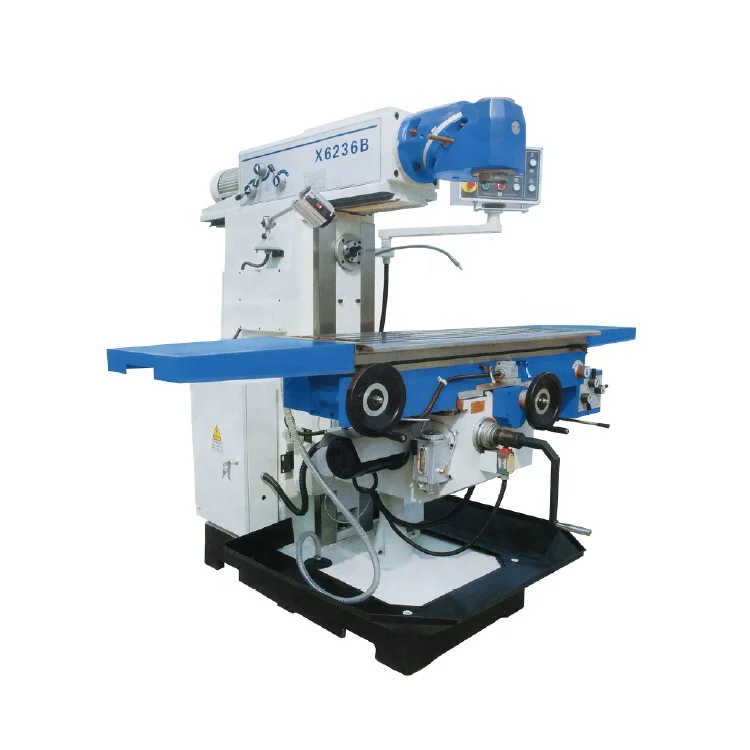 
X6236B Swivel Head Knee type V/H Milling Machine Metal Cutting Tools price 