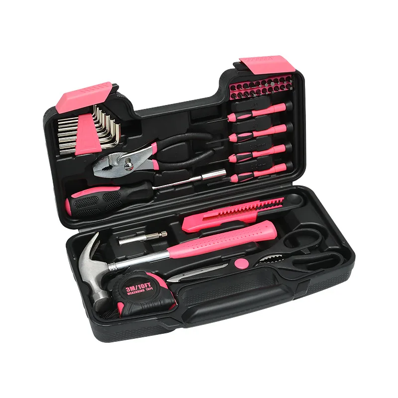 39 piece household hardware combination carbon steel set manual toolbox