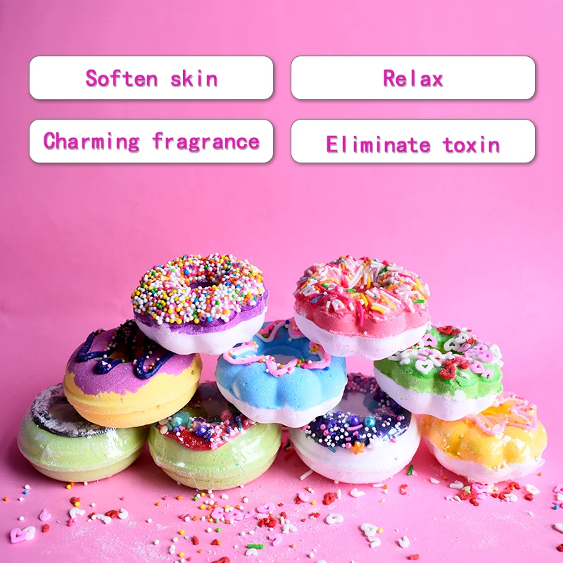 wholesale cheap bath bombs with toys bath bomb pedicure bath bomb gift set