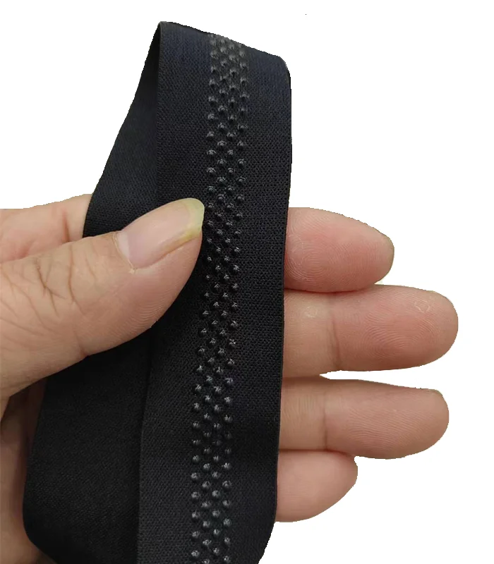 Customized boxer briefs non slip grip waistband anti-skid lining elastic band nylon webbing waistband for clothing