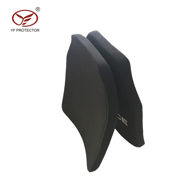 YF Protector Single Curved Hard Plate Multi Double Curved Ceramic Plate BR5 Alumina Silicone Carbide IV Strike Face PE Plate
