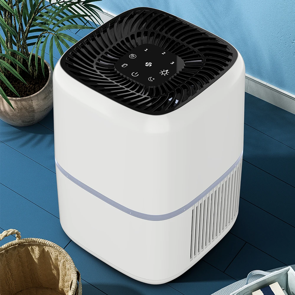 HEPA Desktop plasma air Purifier New ambient light Low noise