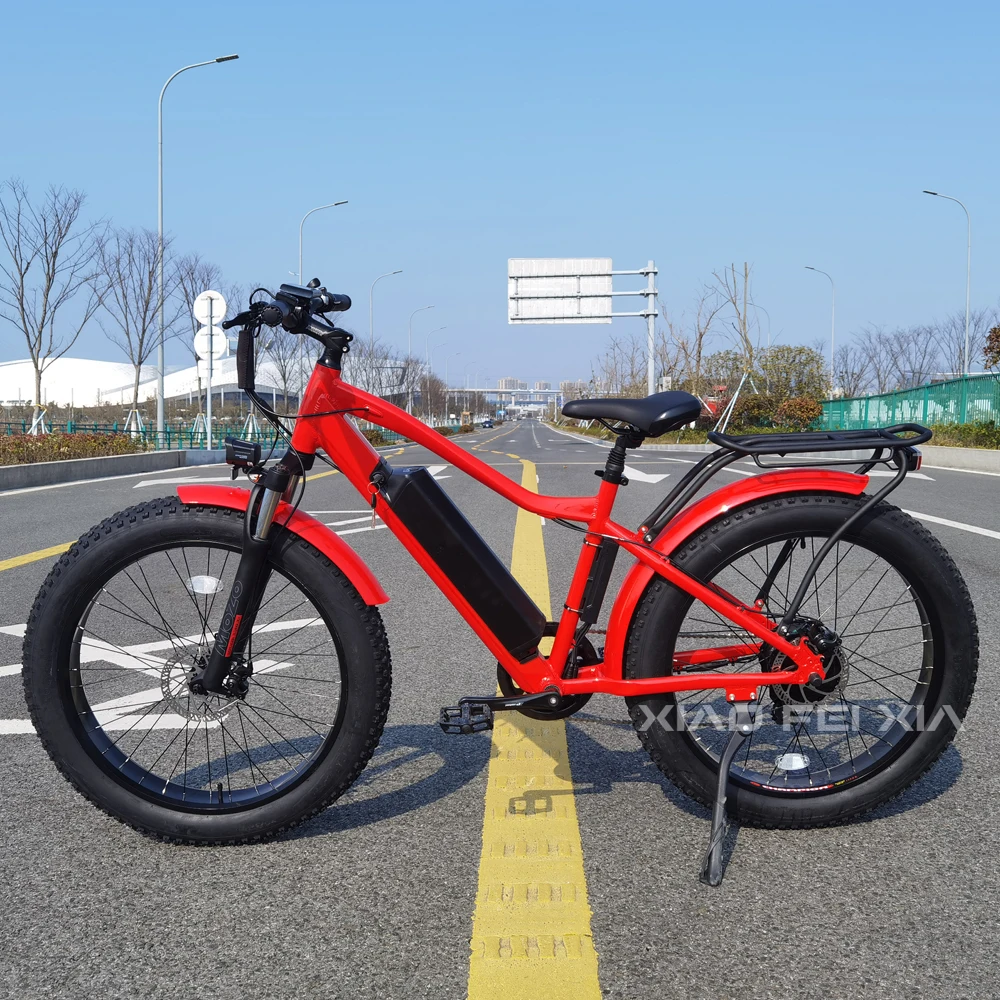 60V Ebike Super Power Lithium Battery 26inch*4.0 electric fat bike 1000w rear motor offroad electric mountainbike