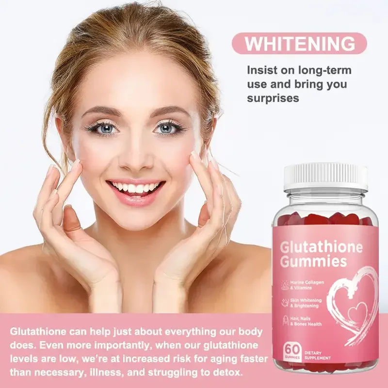 OEM/ODM/OBM  Glutathione capsules Collagen Anti-aging L-Glutathione Gummies Glutathione gummy for skin whitening
