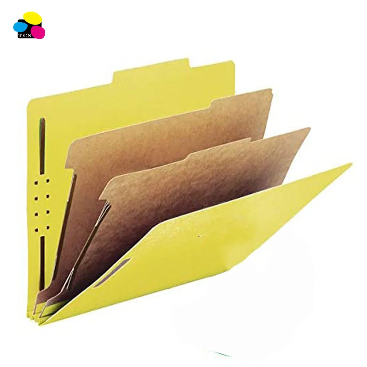 High Quality Two Dividers Letter Handmade Paper Pressboard Classification File Folder
