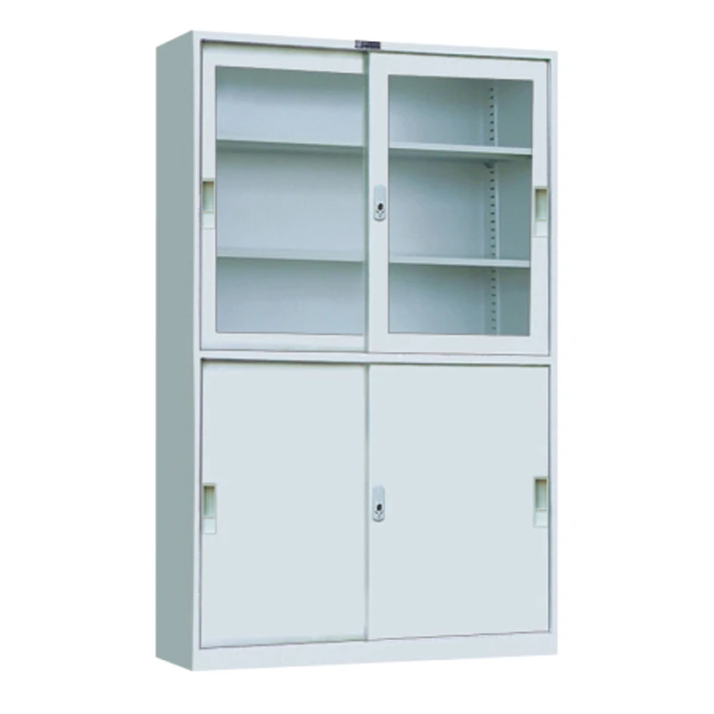 Standard Specifications Sliding Glass Door Office Filing Cabinet with Factory Sale Direct