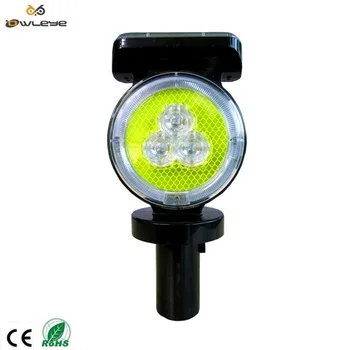 Owleye High Quality Durable Driveway Marker Road Flasher Traffic Warning Light Solar Warning Light for Traffic Cone