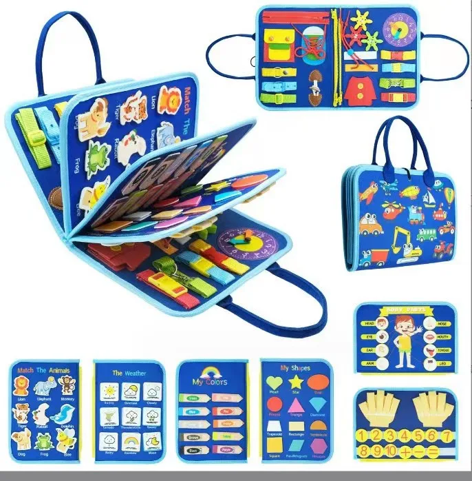 Wholesale portable  travel busy board  educational toys  for kids