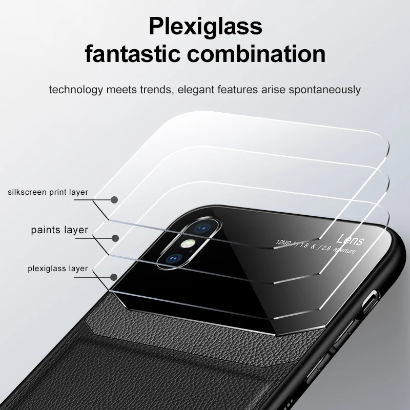 
For iPhone 12 Case, Luxury Business Shockproof Cover for iPhone 11 Pro Max XS XR for iPhone 12 Pro Max Leather Phone Case 