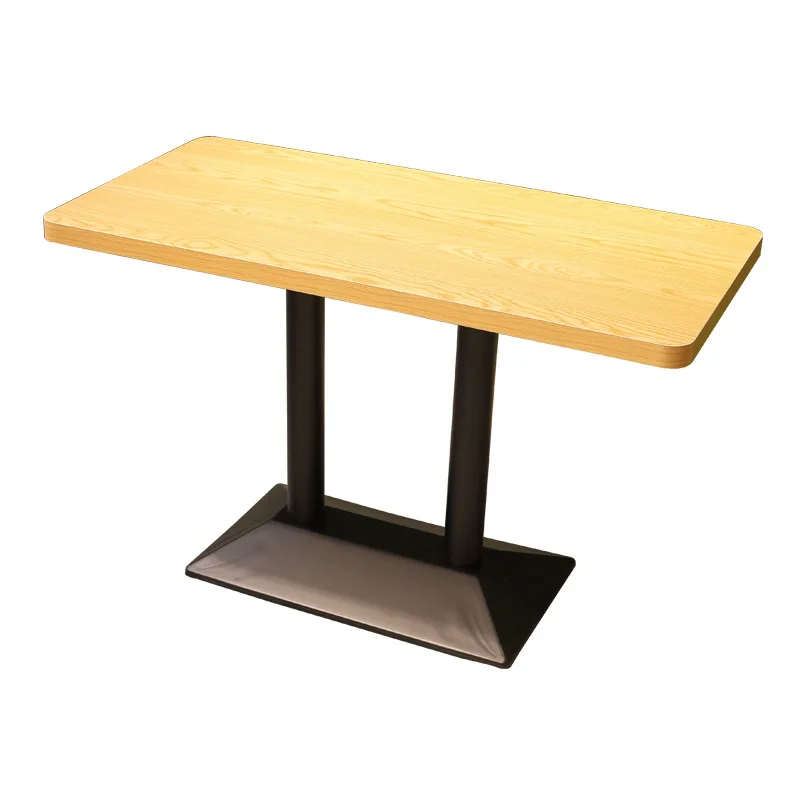 Customize Color Restaurant Furniture HPL Laminate Table With Wood Grain